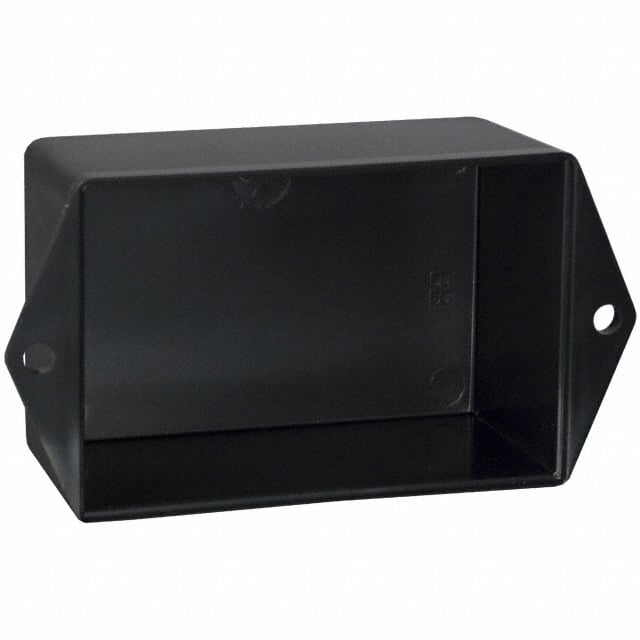BOX ABS BLACK 3"L X 2"W