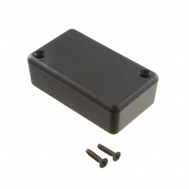 BOX ABS BLACK 2.36"L X 1.38"W