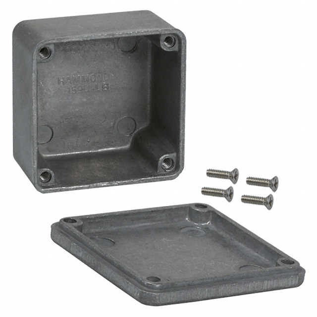 BOX ALUM 1.99"L X 1.99"W
