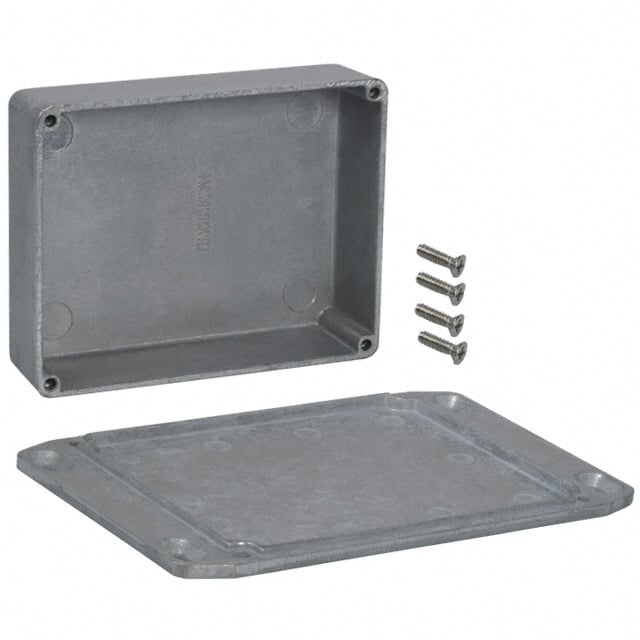 BOX ALUM UNPTD 4.71"L X 3.7"W