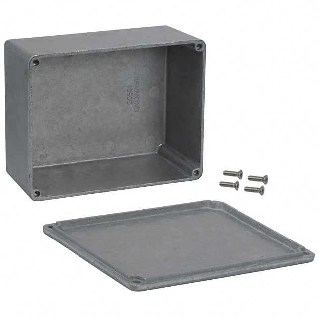 BOX ALUM UNPTD 4.71"L X 3.7"W